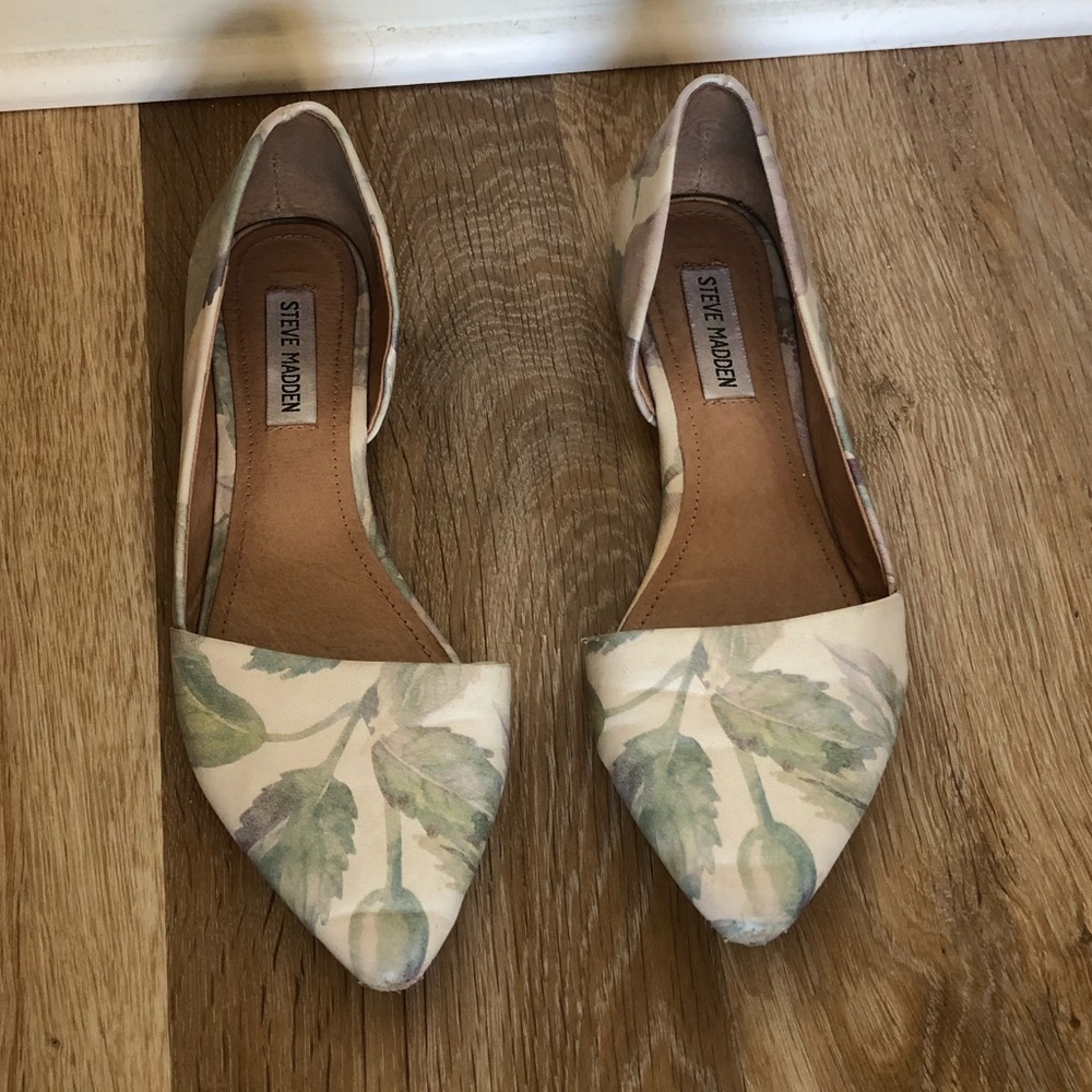 Floral Steve Madden Flats